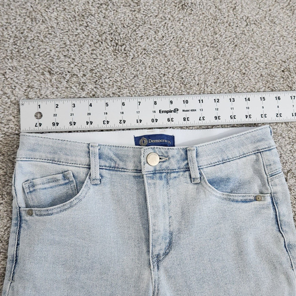 Democracy Women's "Ab"Solution Jeans Baggy Relaxed Fit Crop Cotton Blend Size 6 - Picture 5 of 12